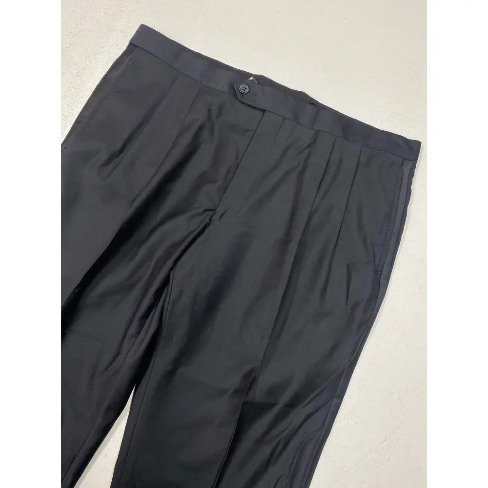 Jos. A. Bank Signature Formal 1-button wool pleated tuxedo jacket pants suit 42S